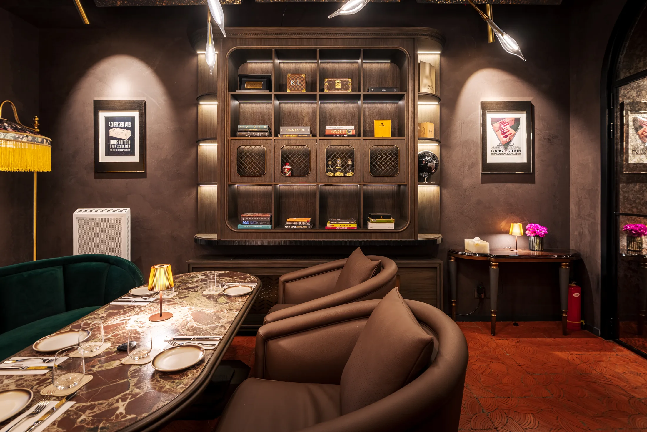 Maison Rouge lounge interior